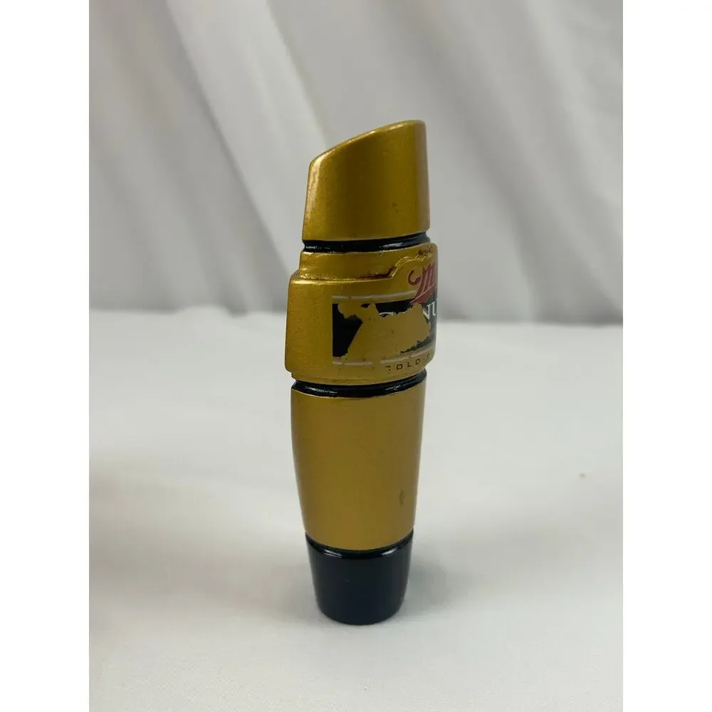 Miller Genuine Draft MGD Gold Black Beer Tap Handle Lot Large 12 Inch & Mini